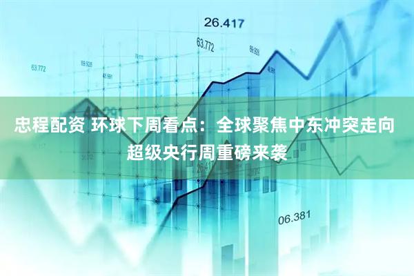 忠程配资 环球下周看点：全球聚焦中东冲突走向 超级央行周重磅来袭